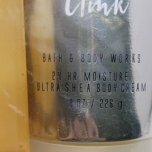 Bath & Body Works Champagne Toast 10 oz Shower Gel & 8 oz Body Cream Gift Set - Picture 2 of 4